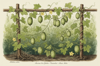 Mexican Sour Gherkin  Cucamelon Mouse Melon
