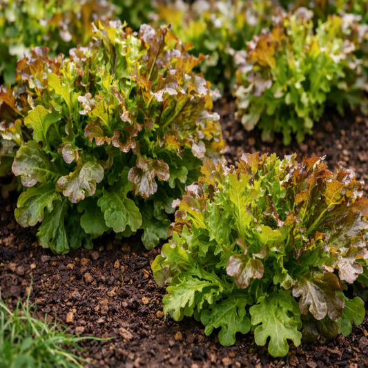 Lettuce Seeds – Royal Oakleaf Leaf Lettuce | Heirloom | Tender Red-Green Leaves | Fast Growing Garden Lettuce
