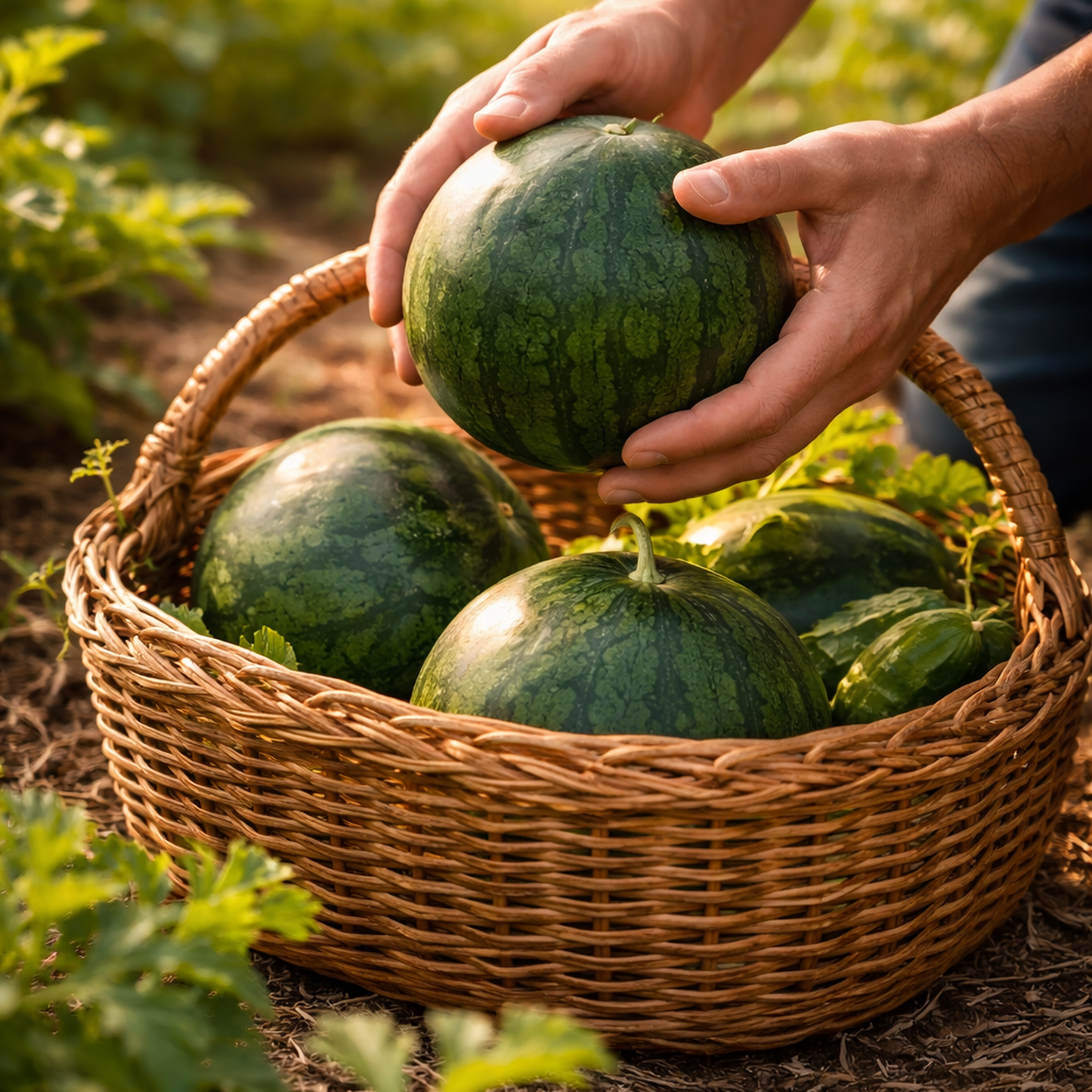 Sugar Baby Watermelon Seeds | Mini Watermelon | Sweet Red Flesh | Great for Home Gardens & Containers