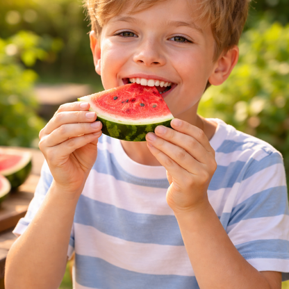 Sugar Baby Watermelon Seeds | Mini Watermelon | Sweet Red Flesh | Great for Home Gardens & Containers