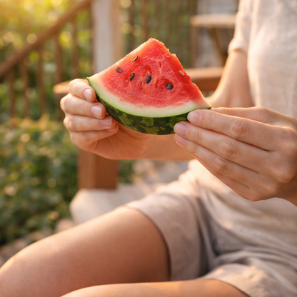 Organic Watermelon Seeds – Picnic Crimson Sweet| Heirloom Summer Watermelon | Sweet Red Flesh | Garden Seeds