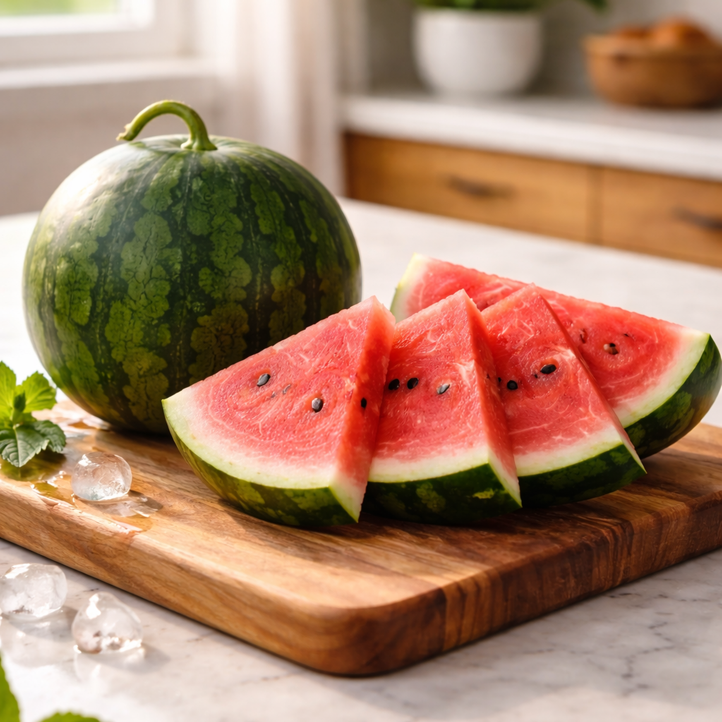 Sugar Baby Watermelon Seeds | Mini Watermelon | Sweet Red Flesh | Great for Home Gardens & Containers