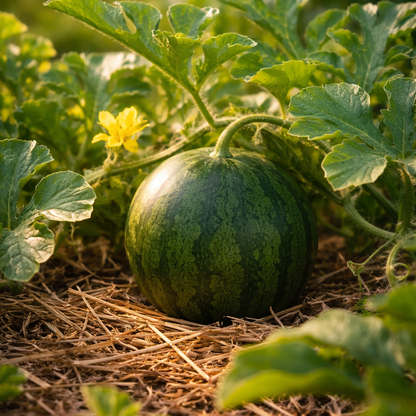Sugar Baby Watermelon Seeds | Mini Watermelon | Sweet Red Flesh | Great for Home Gardens & Containers